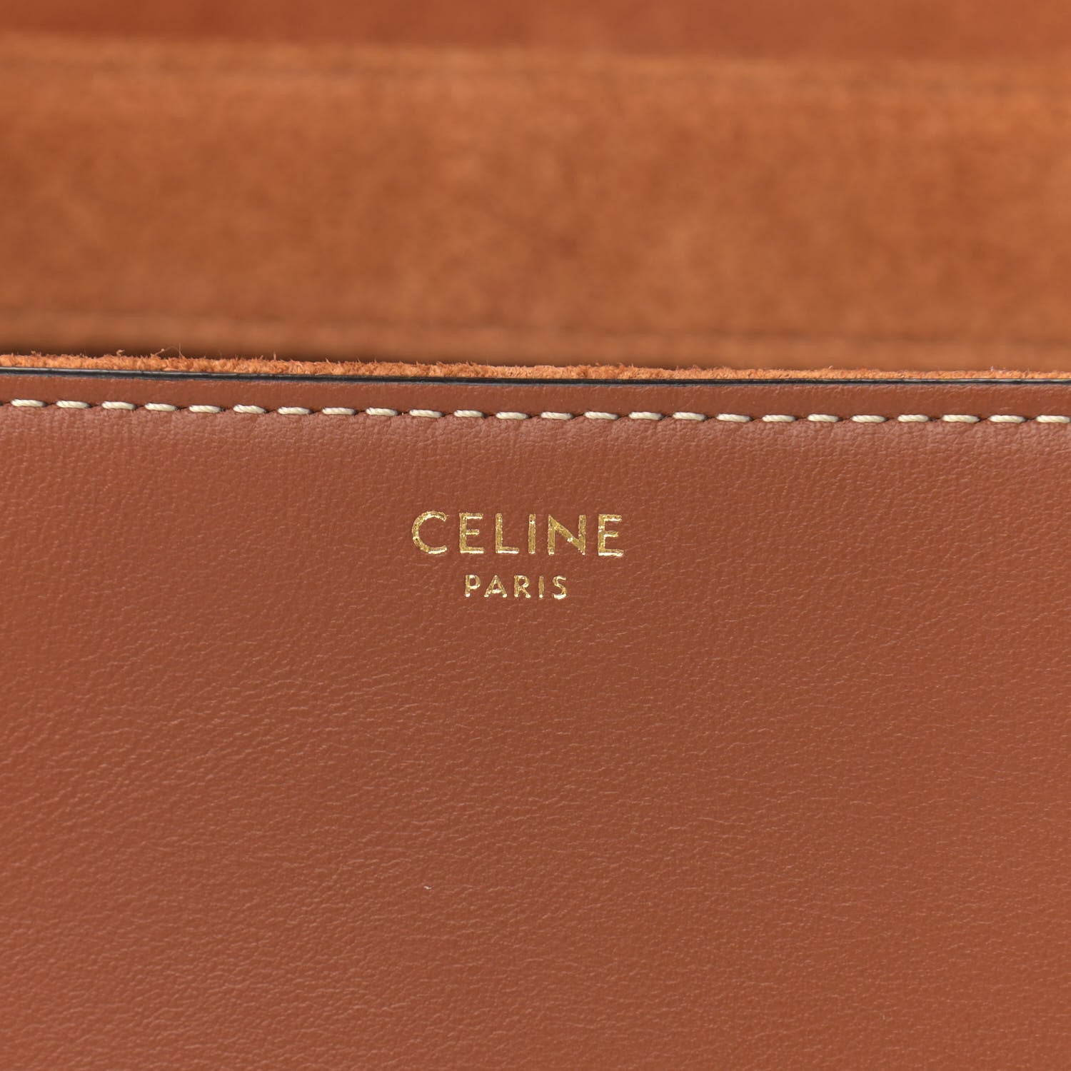 Celine Smooth Calfskin Teen Soft 16 Shoulder Bag Tan 6 of 9