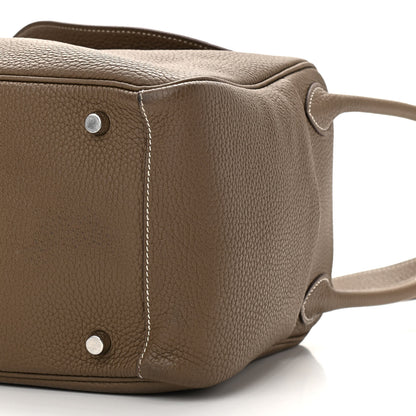 Hermes Taurillon Clemence Lindy 30 Etoupe 10 of 10