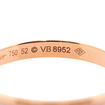 Cartier 18K Pink Gold Diamond 2.3mm D'Amour Wedding Band Ring 52 6 10 of 13