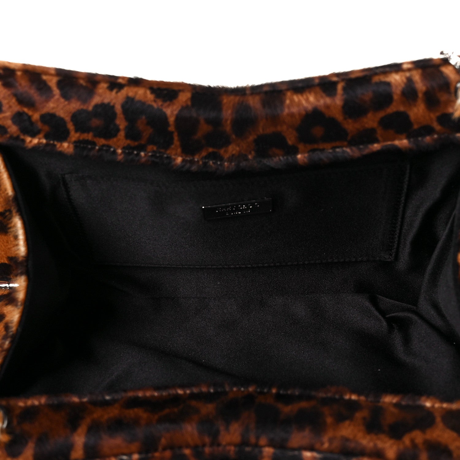 Jimmy Choo Pony Hair Crystal Venus Clutch Leopard 4 of 7