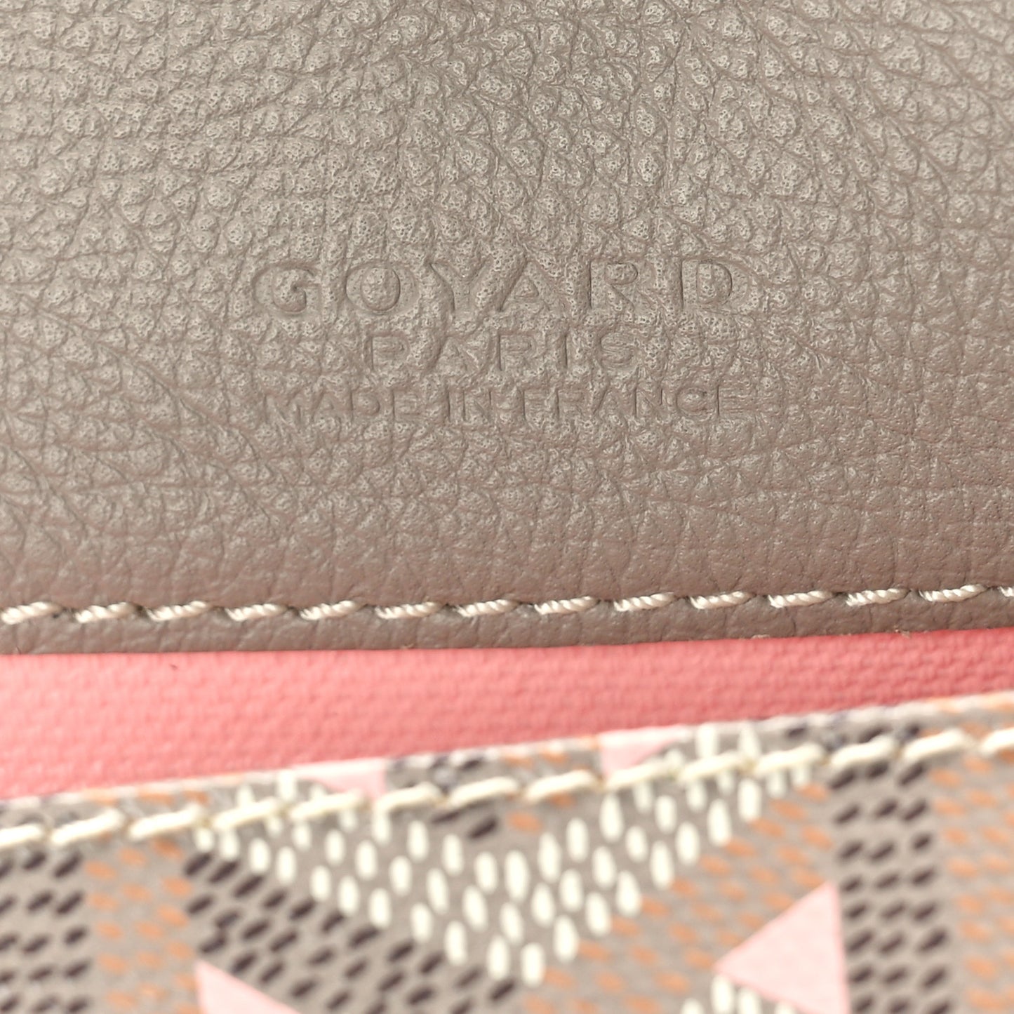 Goyardine Saint Louis Claire Voie PM Grege Powder Pink
