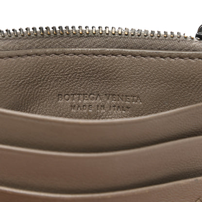 Bottega Veneta Calfskin Intrecciato Zip Card Holder Shadow 6 of 13