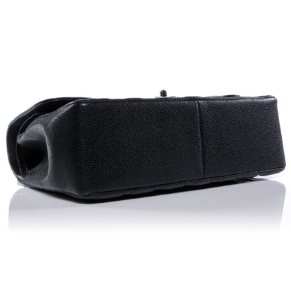 Chanel Caviar Quilted Jumbo Double Flap Black 4 of 10