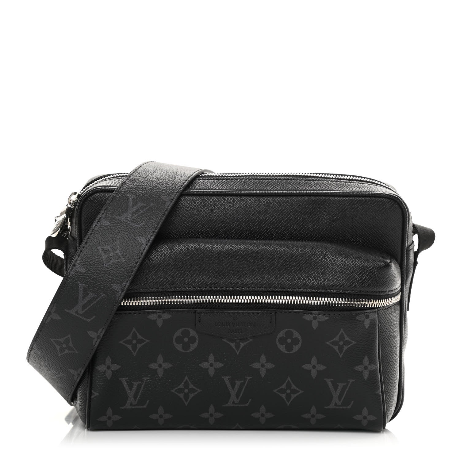 Louis Vuitton Taiga Monogram Eclipse Outdoor Messenger Black 1 of 10
