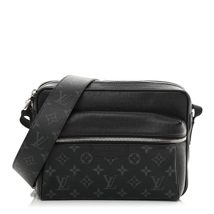 Louis Vuitton Taiga Monogram Eclipse Outdoor Messenger Black 1 of 10