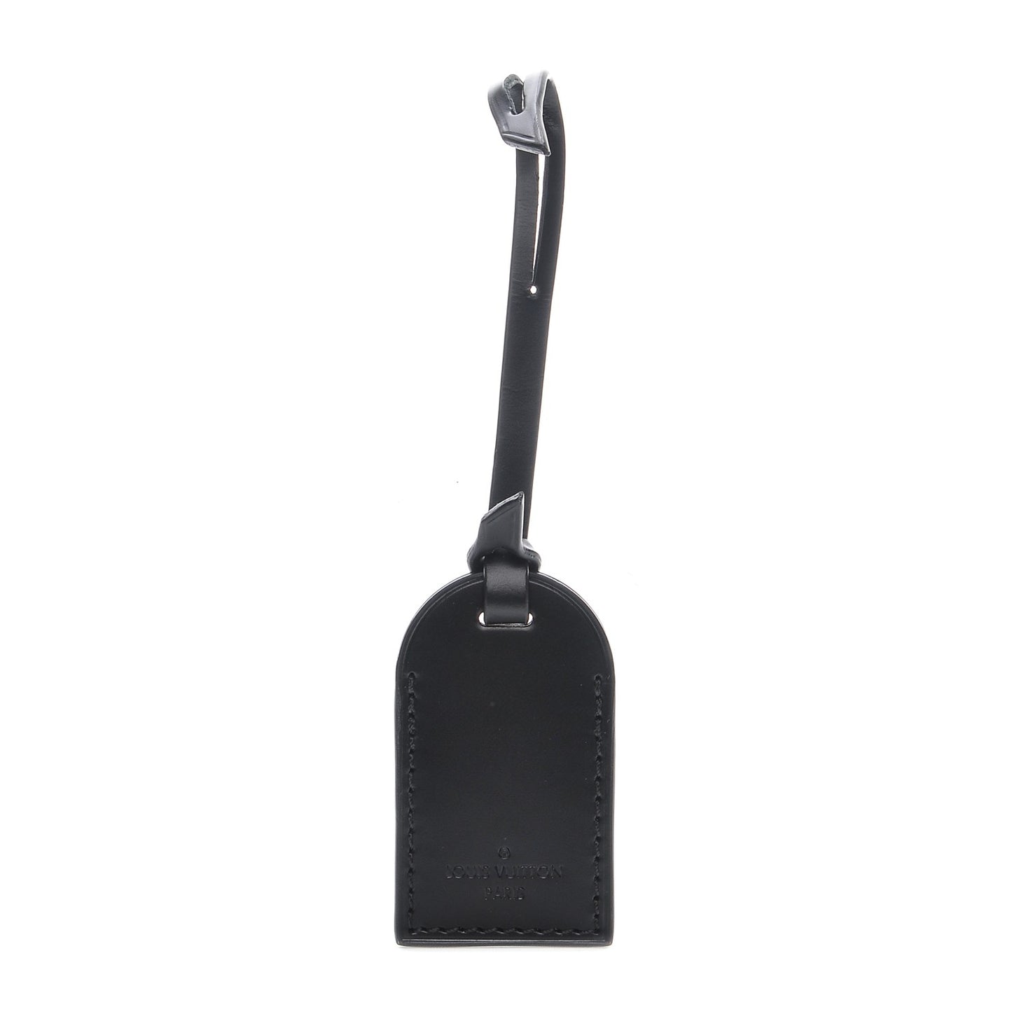 Calfskin Luggage Tag Black