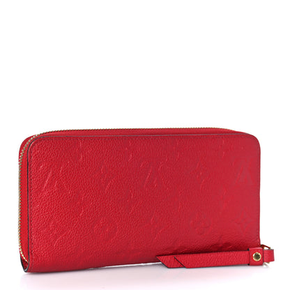Louis Vuitton Empreinte Zippy Wallet Scarlet 3 of 9