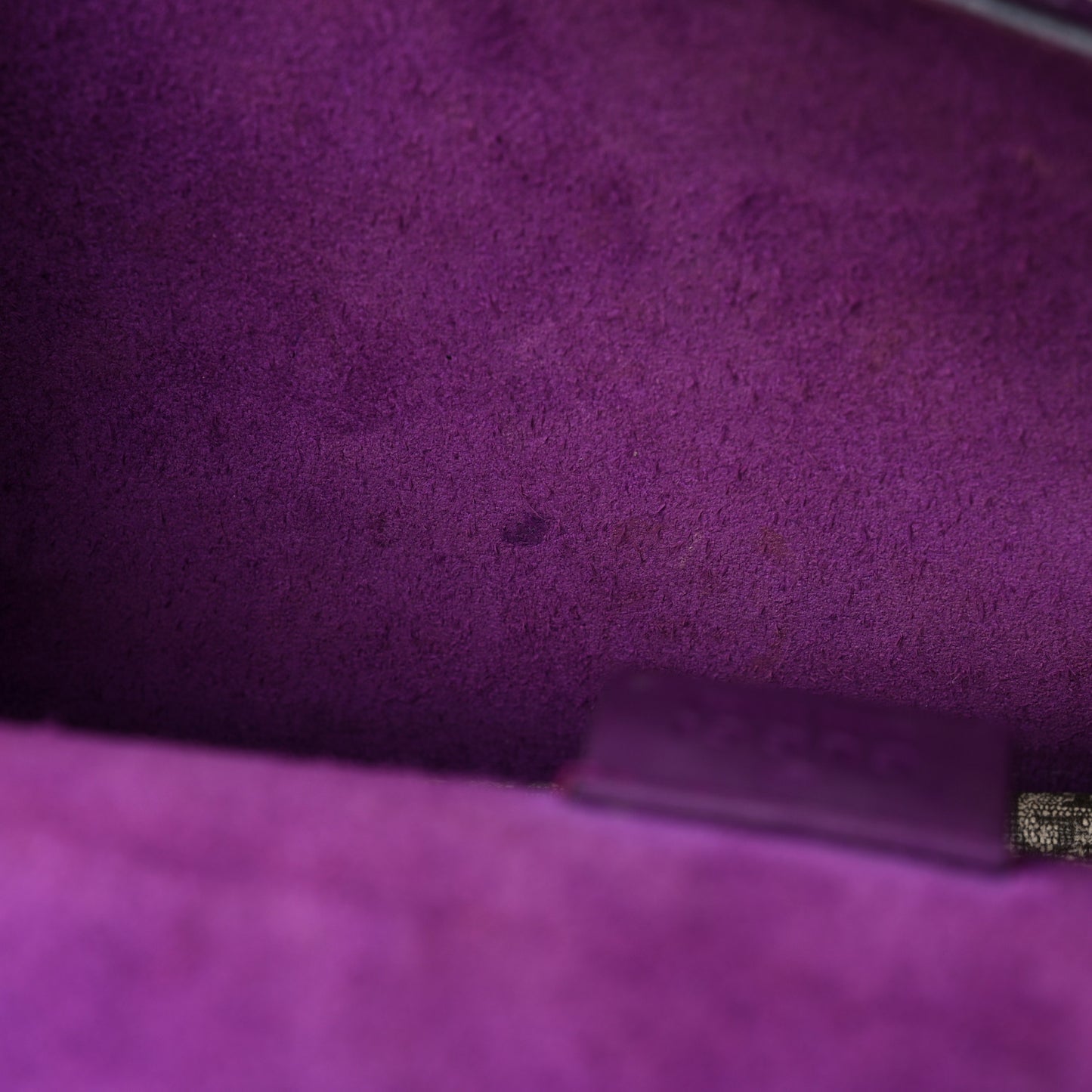 GG Supreme Monogram Embroidered Small Dionysus Shoulder Bag Purple