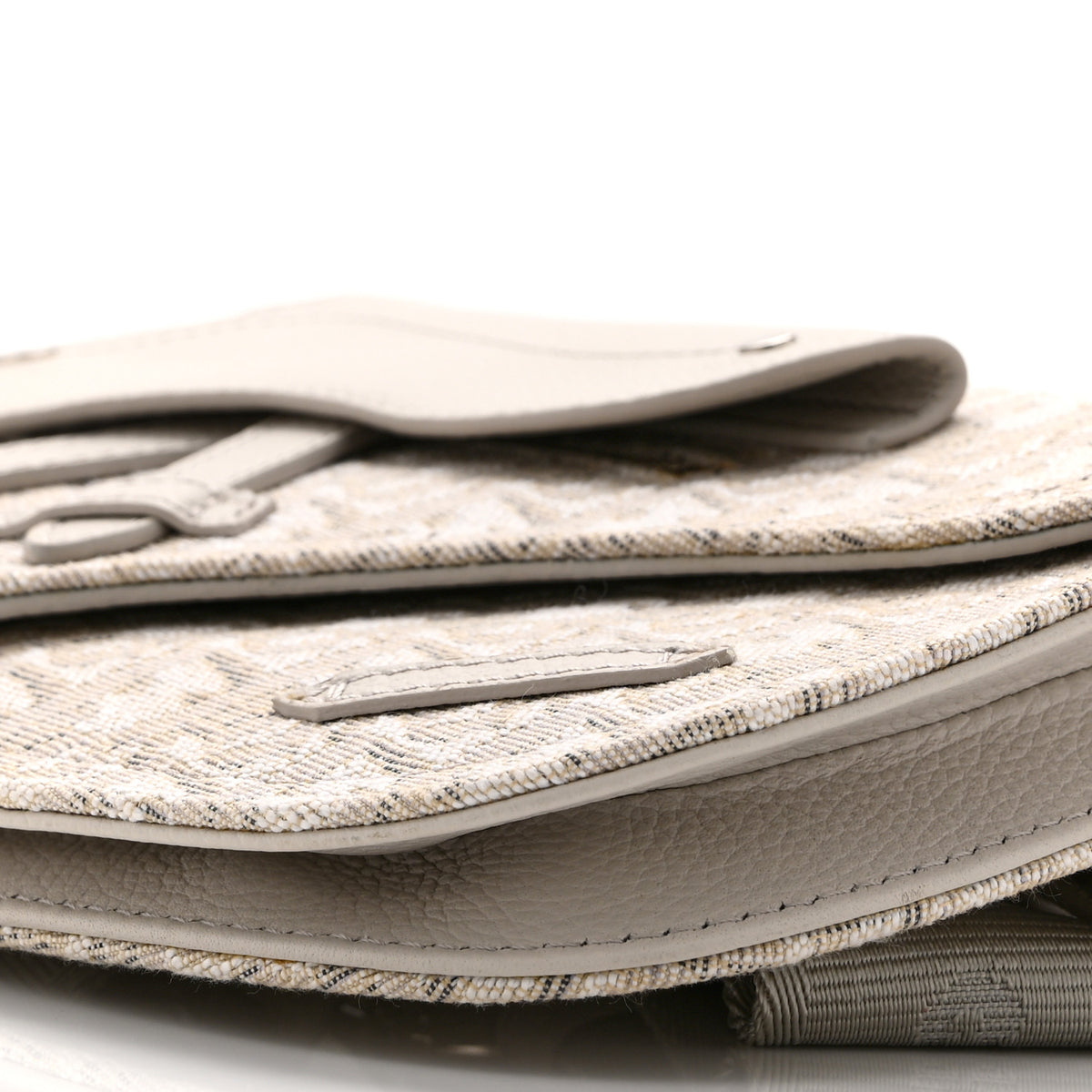 Christian Dior Oblique Saddle Messenger Pouch Beige 10 of 10