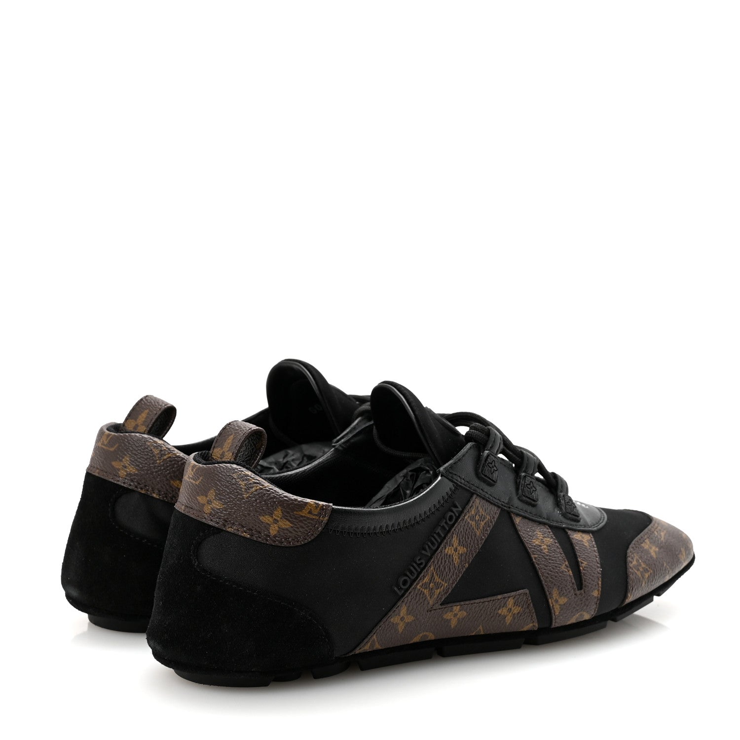 Louis Vuitton Monogram Calfskin Womens LV Sneakerina 40 Black 5 of 9