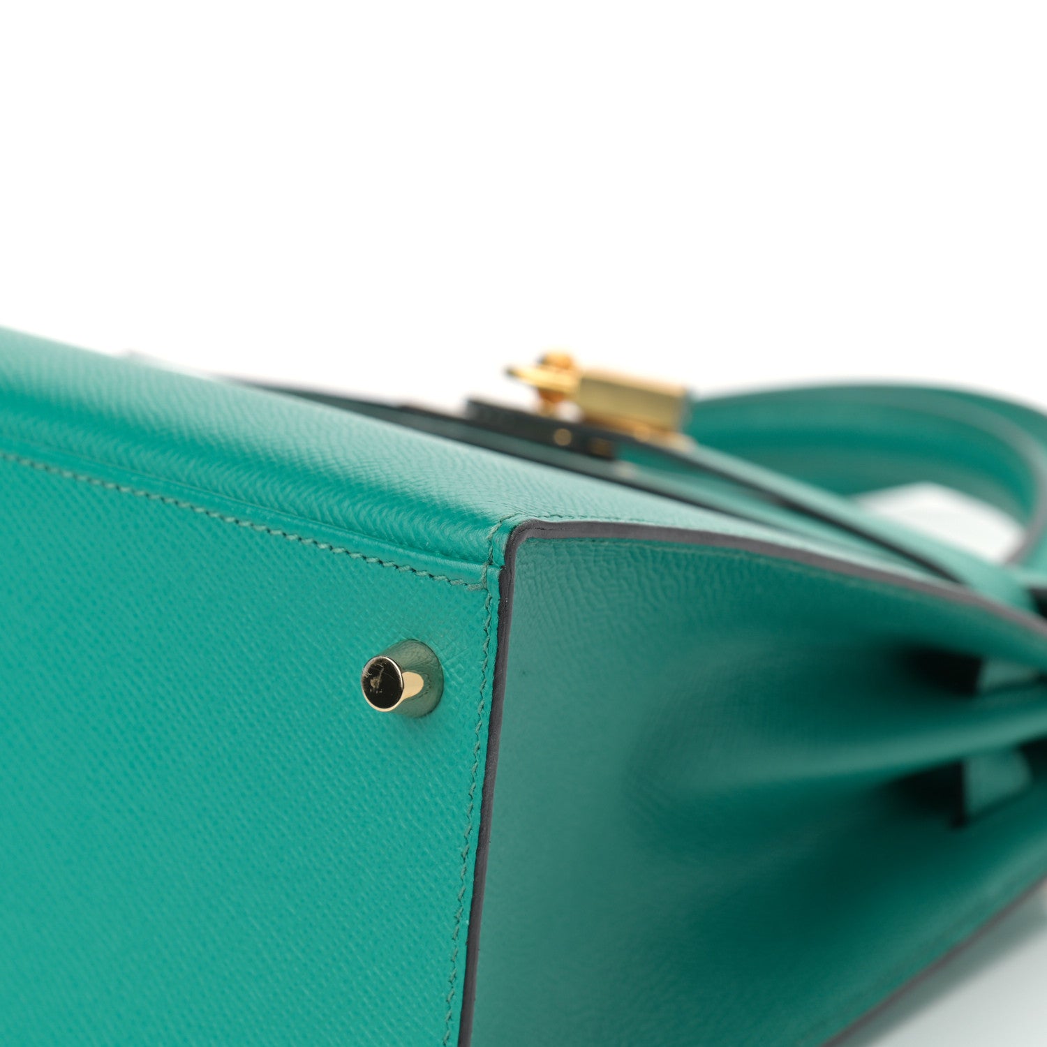 Hermes Epsom Kelly Sellier 28 Bleu Paon 9 of 14
