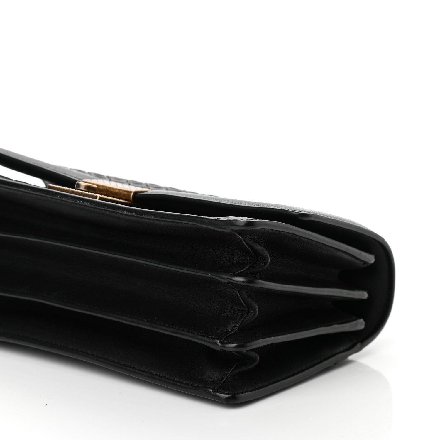 Bottega Veneta Nappa Intrecciato Top Handle Bag Black 9 of 9
