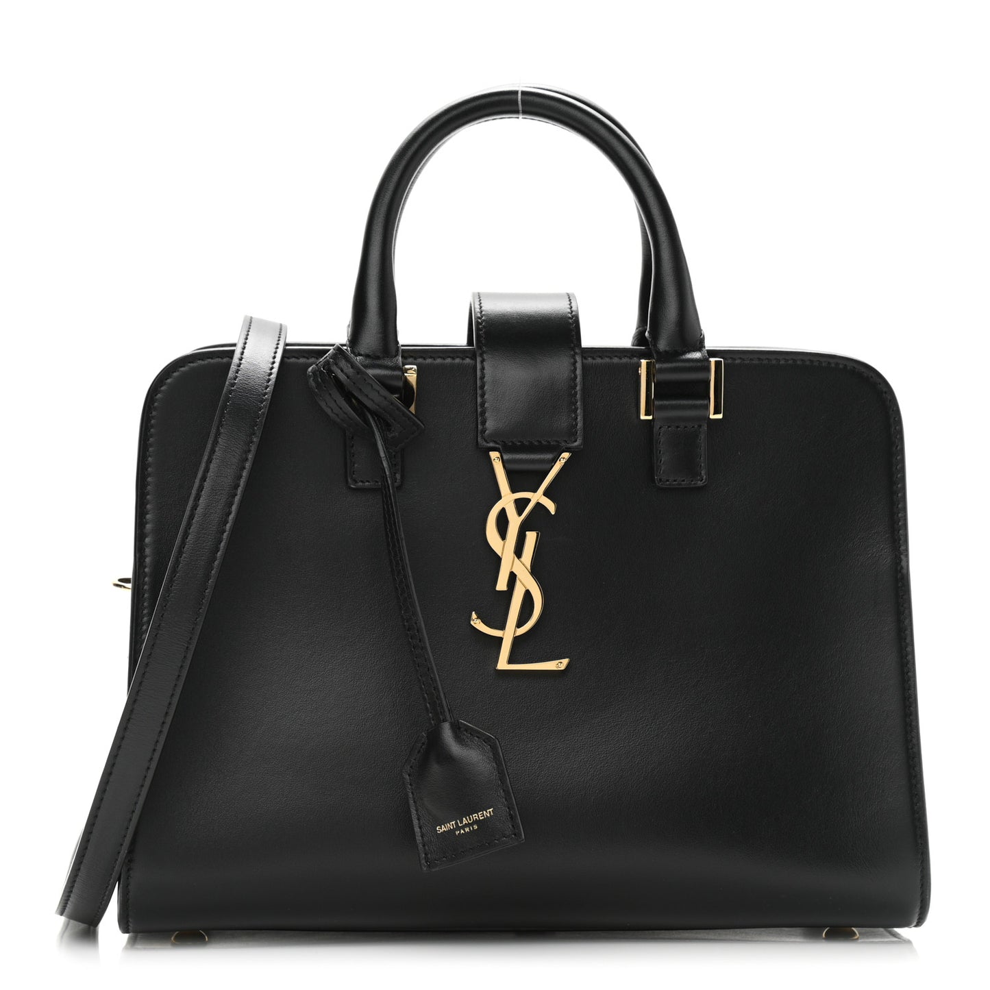 Calfskin Monogram Baby Cabas Black