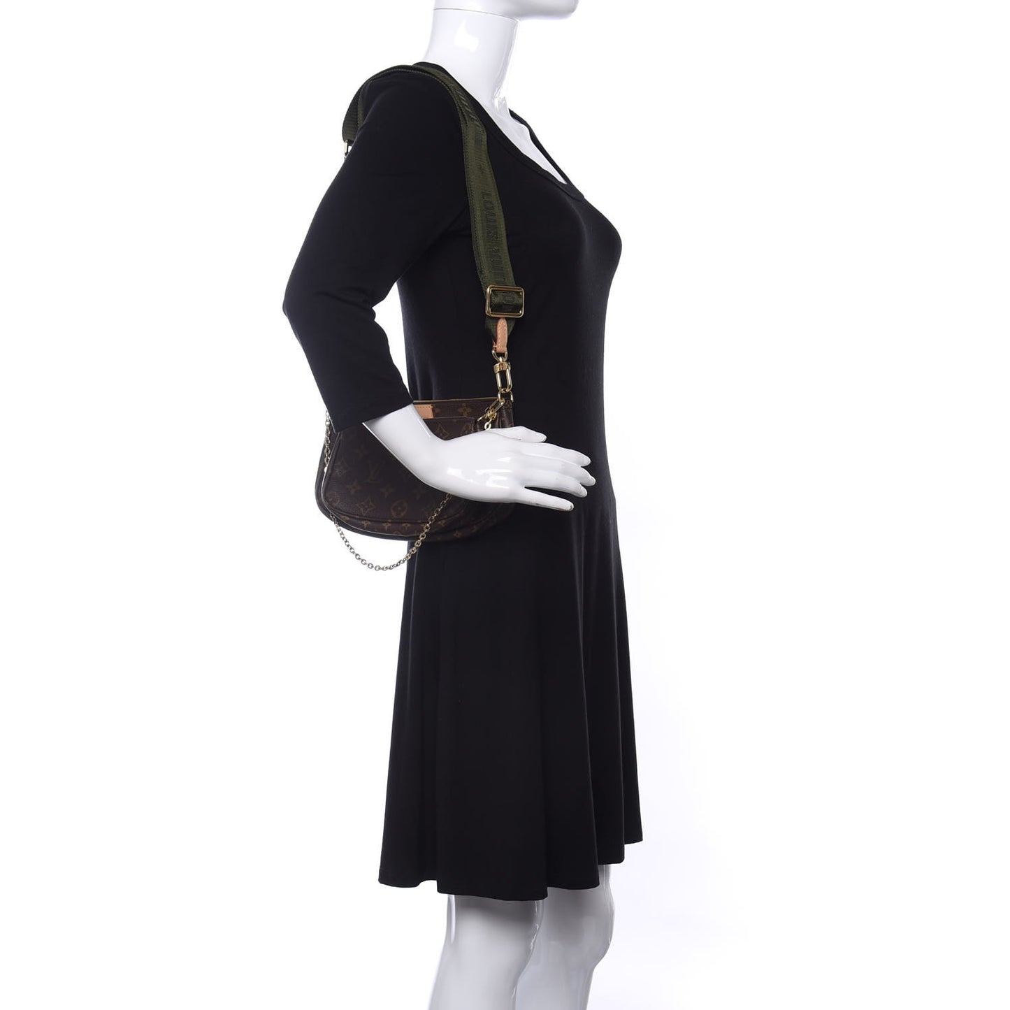 Monogram Multi Pochette Accessories Kaki