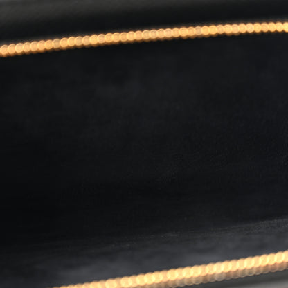 Christian Dior Grained Calfskin Caro Double Pouch Black 5 of 10