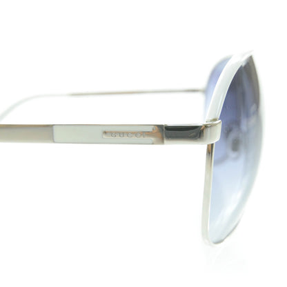 Gucci Aviator Sunglasses 1827S White Silver 5 of 8