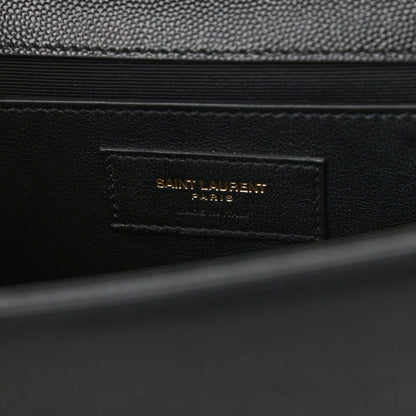 Saint Laurent Grain De Poudre Medium Classic Monogram Kate Satchel Black 7 of 15