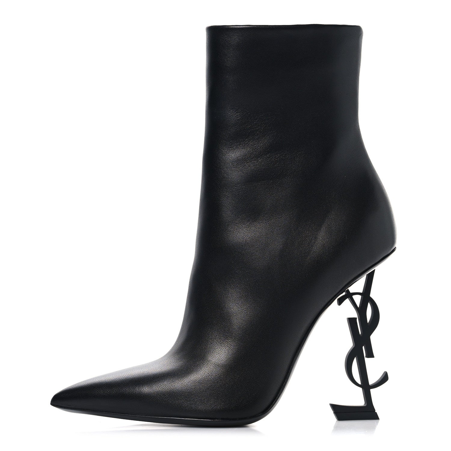 Saint Laurent Nappa Vendome Opyum 110 Ankle Boots 40.5 Black 1 of 8