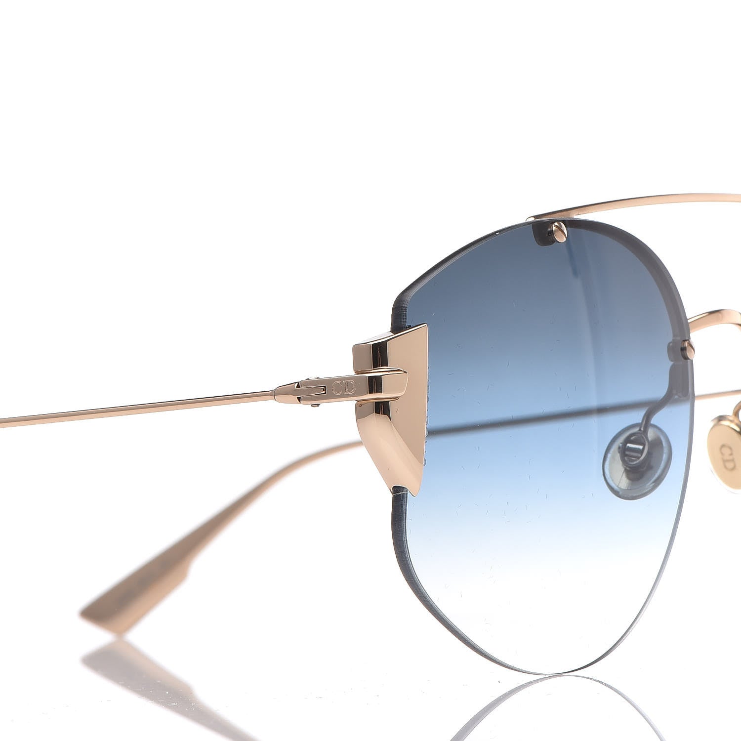 Christian Dior Metal Diorstronger Sunglasses Rose Gold 5 of 9