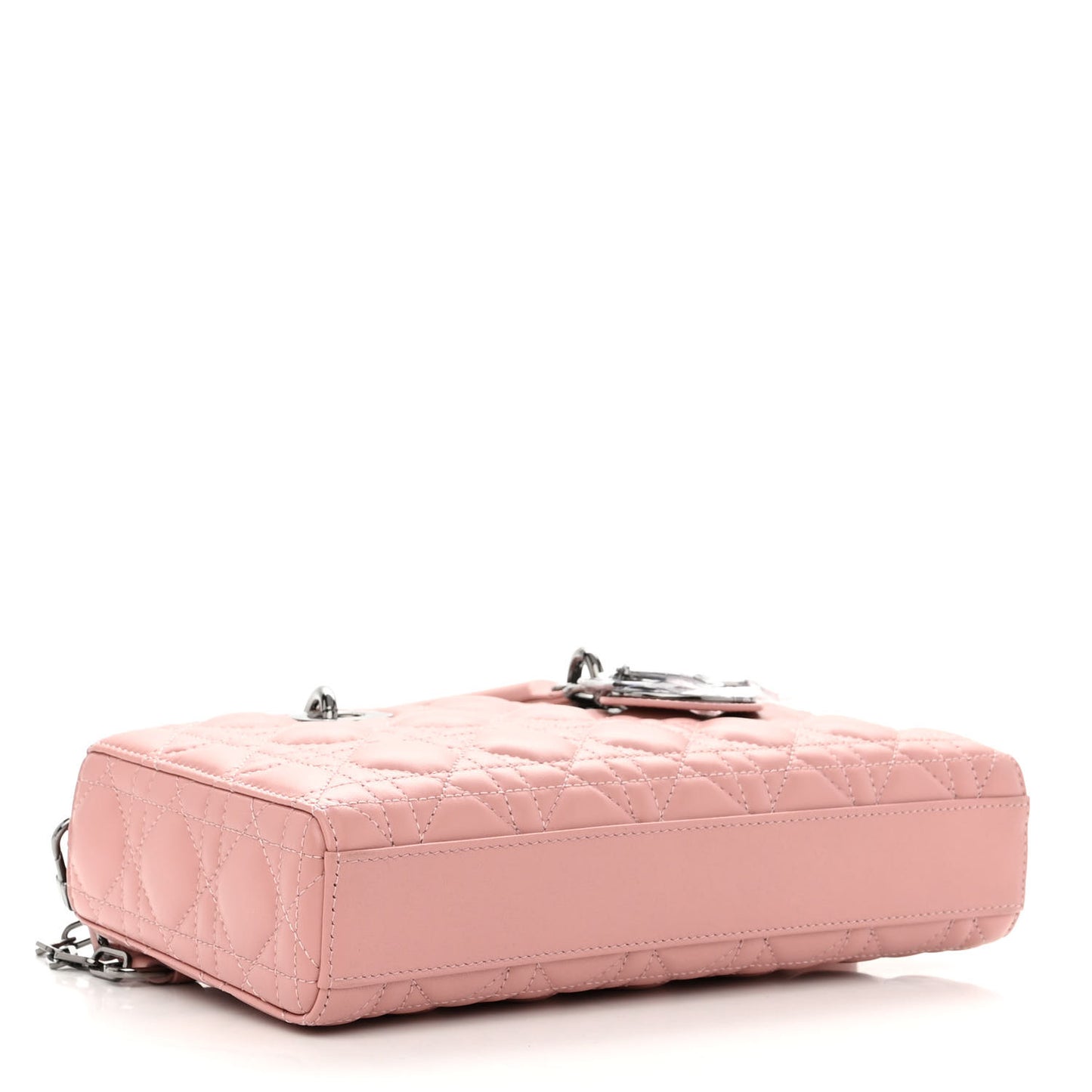 Lambskin Cannage Medium Lady D-Joy Old Rose
