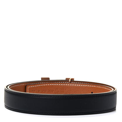 Hermes Swift Epsom 24mm Mini Constance H Belt 75 Black Gold 2 of 3