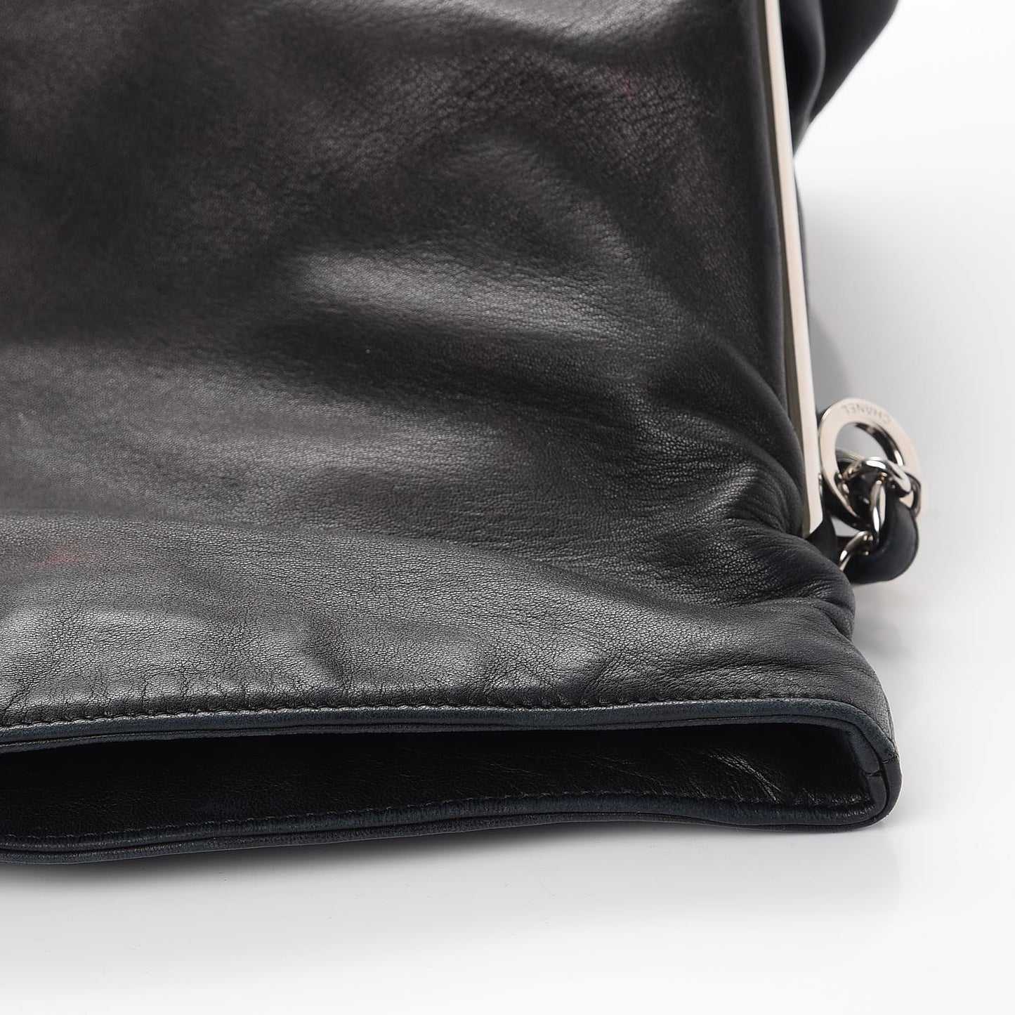 Lambskin Large Ultimate Soft Tote Black