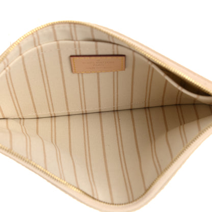 Louis Vuitton Damier Azur Neverfull MM GM Pochette 5 of 7