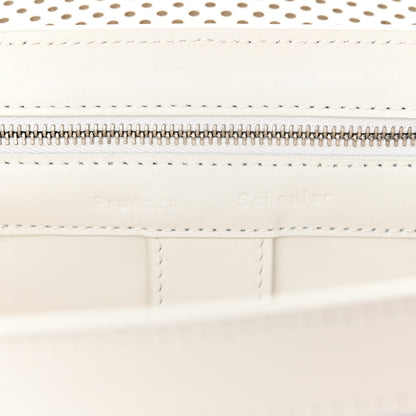 Proenza Schouler Lambskin Perforated Medium PS1 Satchel White 6 of 12