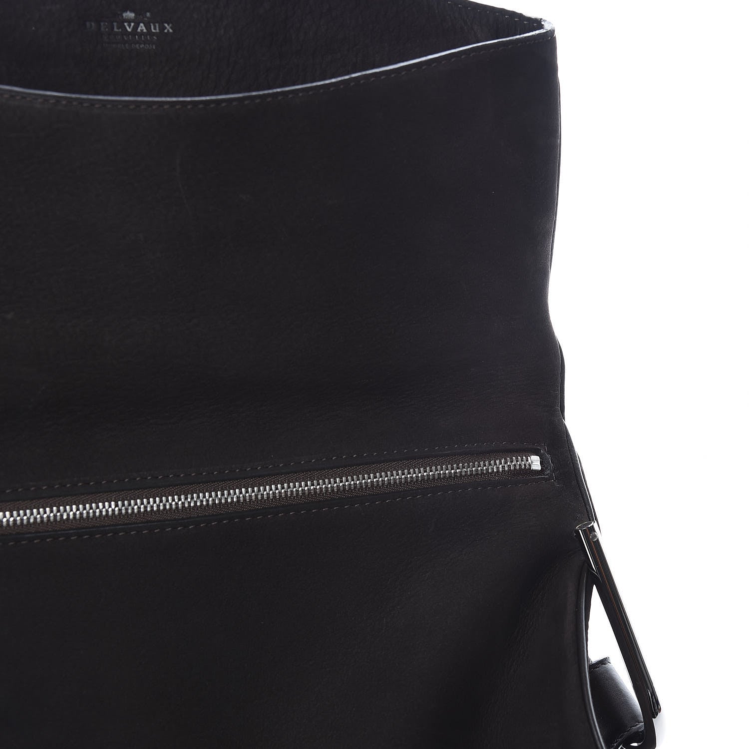 Delvaux Nubuck Givry Shoulder Bag 9 of 11