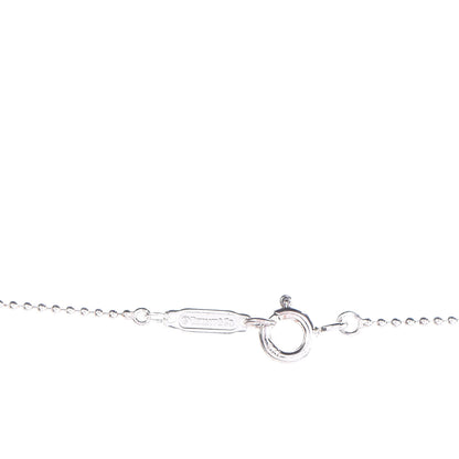 Tiffany Sterling Silver Notes Alphabet T Charm Necklace 6 of 7