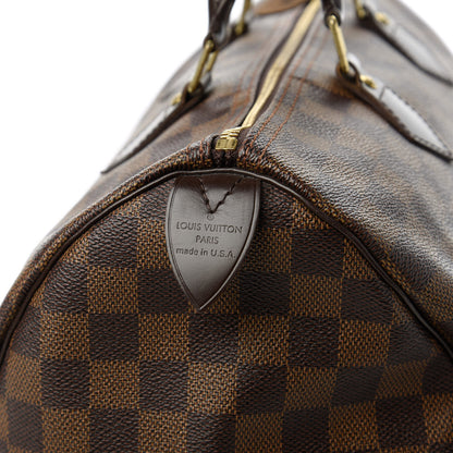 Louis Vuitton Damier Ebene Speedy 35 8 of 10