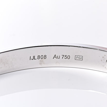 Cartier 18K White Gold LOVE Bracelet 17 5 of 6