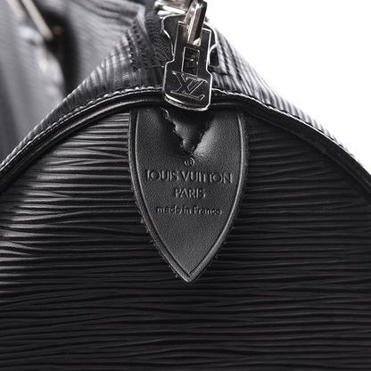 Louis Vuitton Epi Keepall 45 Black 6 of 12