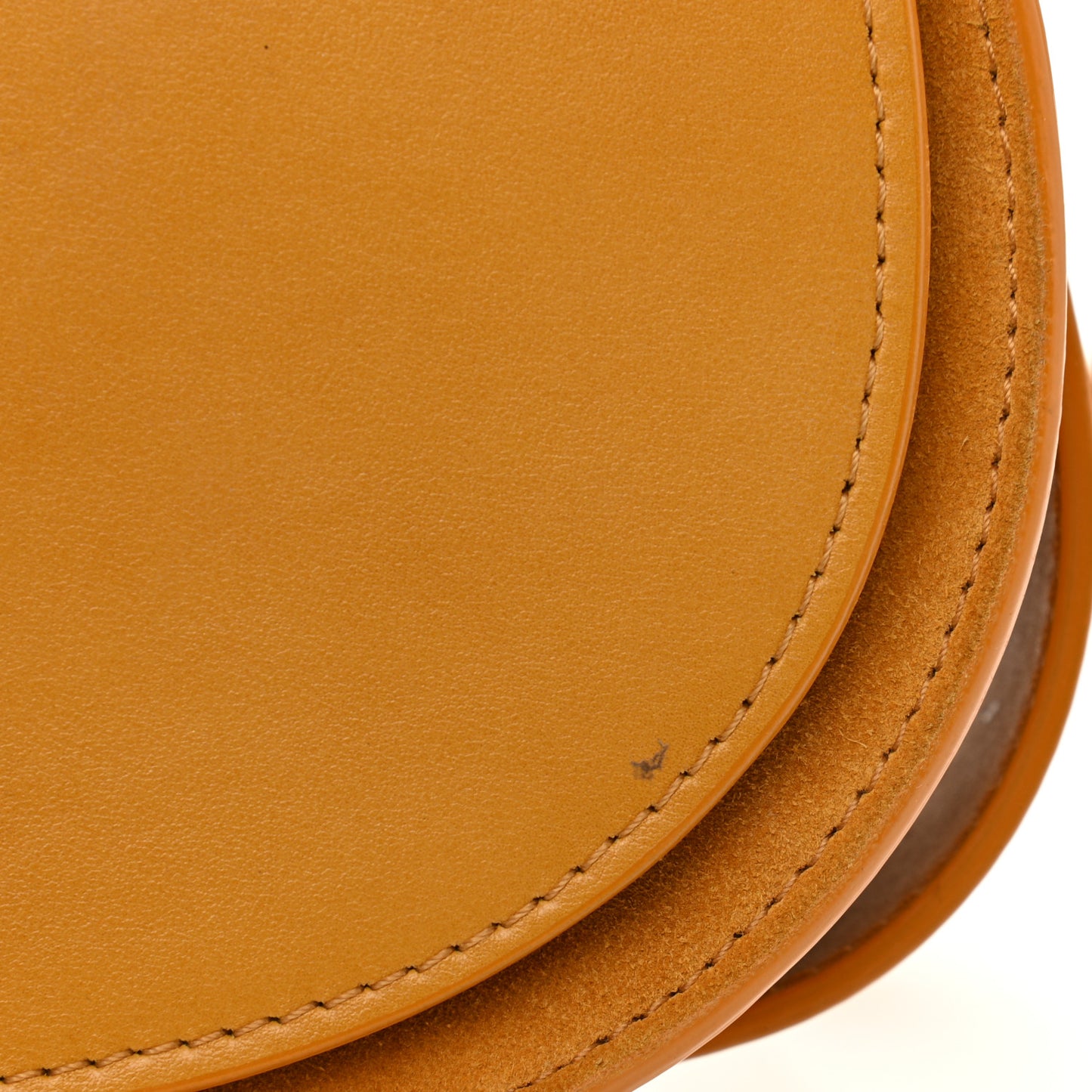 Calfskin Small Tess Bag Burning Camel