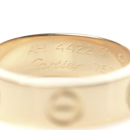 Cartier 18K Yellow Gold 5.5mm LOVE Ring 51 5.75 4 of 5