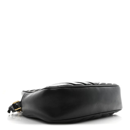 Saint Laurent Calfskin Matelasse Monogram Lou Camera Bag Black 4 of 11