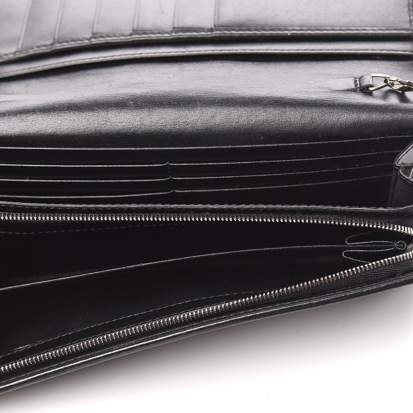 Imprime Monogram GG Pierce Chain Clutch Wallet Black