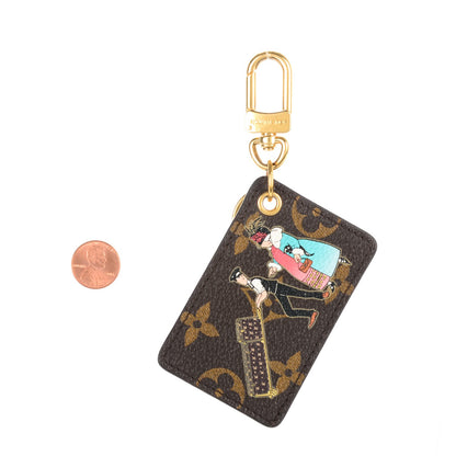 Louis Vuitton Monogram Illustre Charm Key Ring Rose 2 of 6