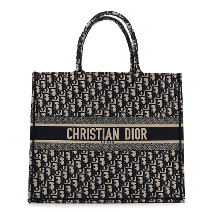 Christian Dior Oblique Large Book Tote Blue Multicolor 1 of 11