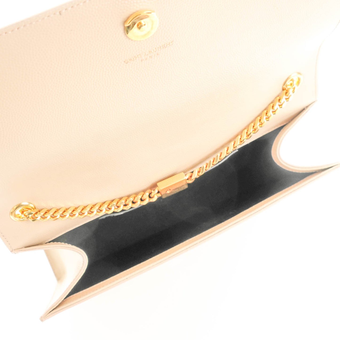 Grain De Poudre Medium Monogram Kate Satchel Nude Powder