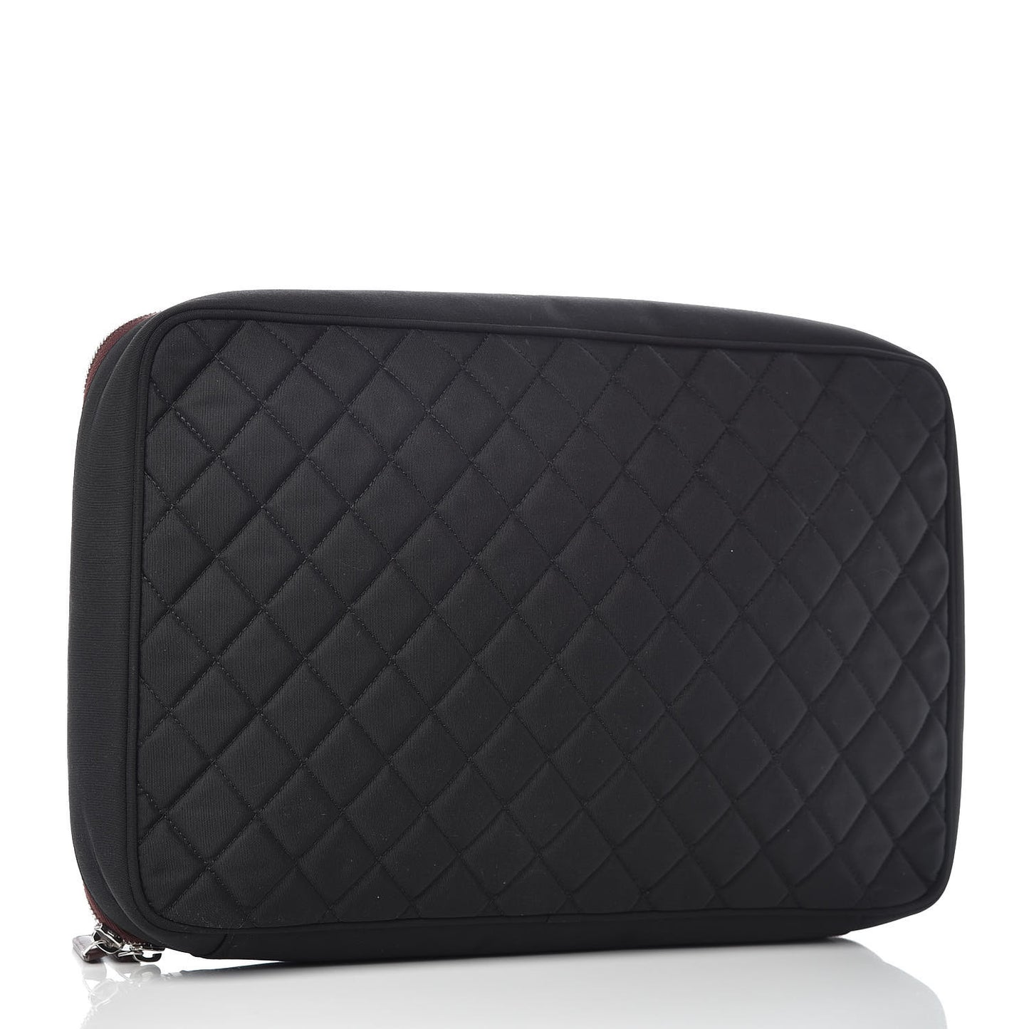 Nylon Quilted Laptop Case Black