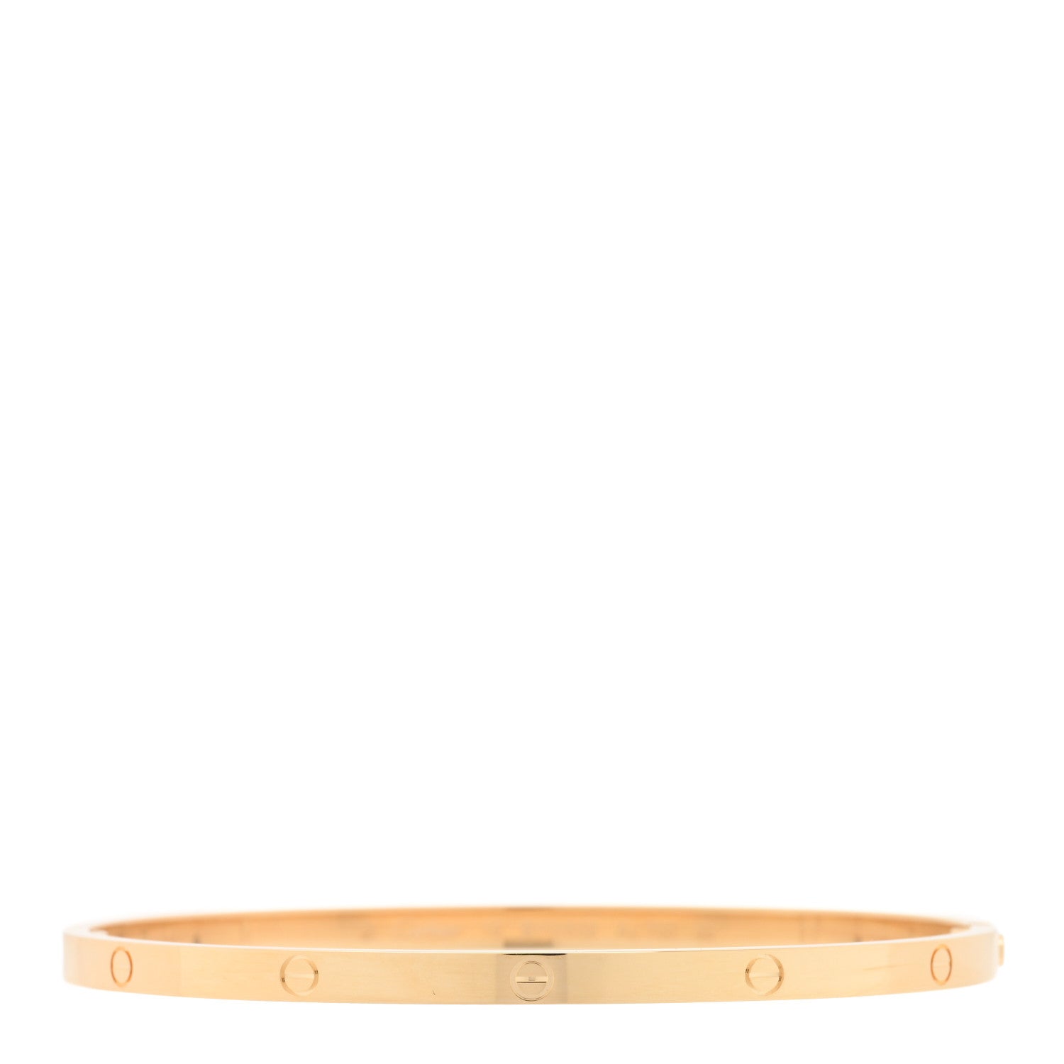 Cartier 18K Yellow Gold Small LOVE Bracelet 19 1 of 5