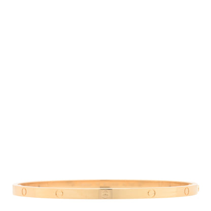 Cartier 18K Yellow Gold Small LOVE Bracelet 19 1 of 5