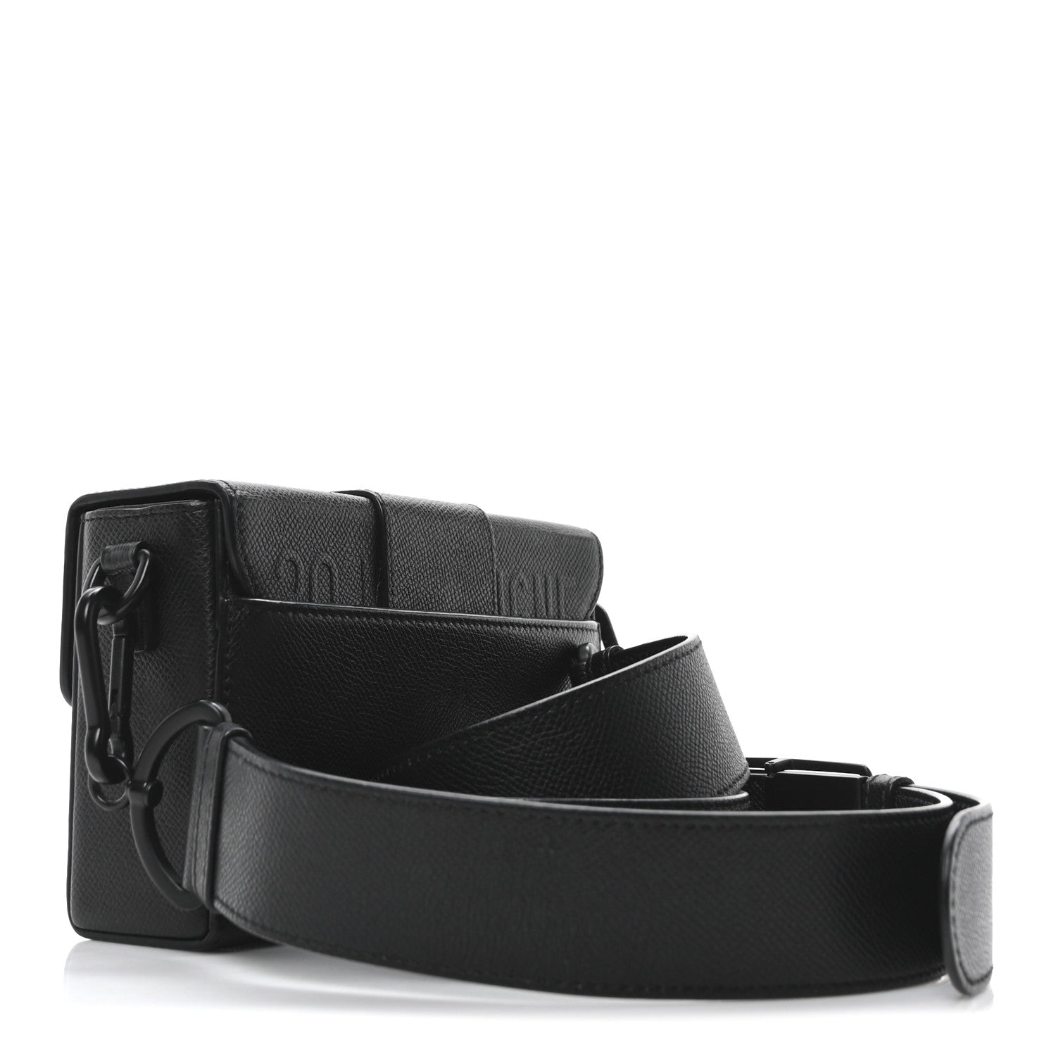Christian Dior Ultra Matte Grained Calfskin 30 Montaigne Box Bag Black 3 of 9