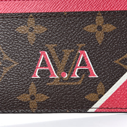 Louis Vuitton Monogram My LV Heritage Card Holder Fuchsia White 7 of 8