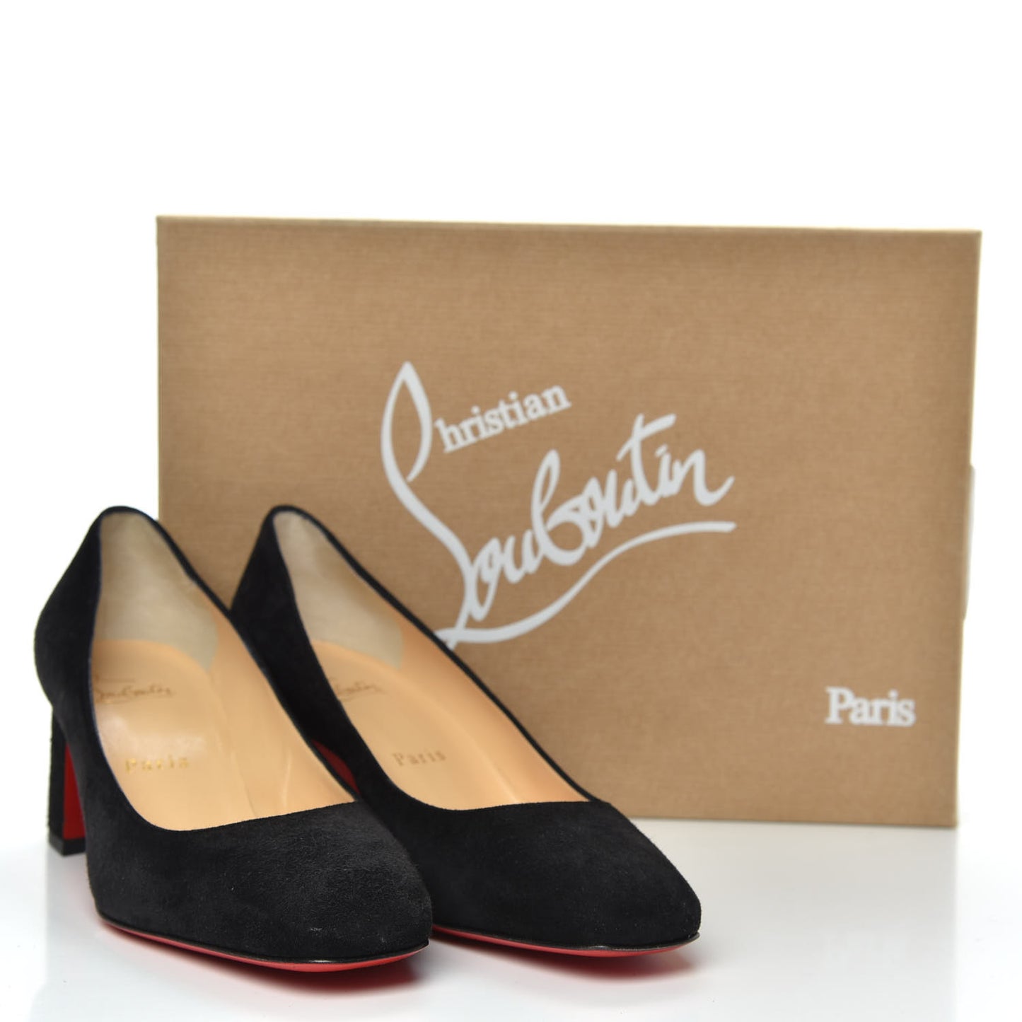 Veau Velours Donna Studs 55 Pumps 36.5 Black