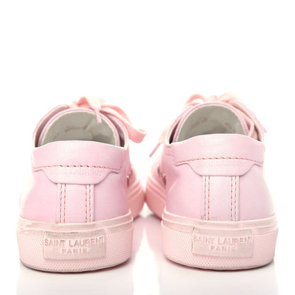 Saint Laurent Calfskin Distressed Bedford Low Top Sneakers 38.5 Fanne Rose 7 of 11