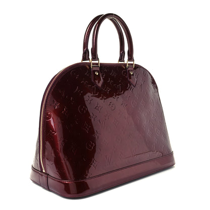 Louis Vuitton Vernis Alma MM Rouge Fauviste 3 of 12