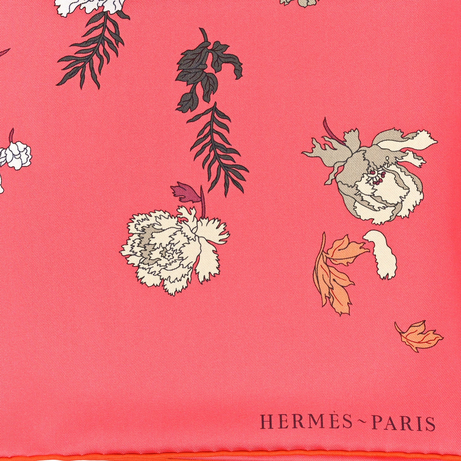 Hermes Silk Robe Legere Scarf 90 Rose Lipstick Vieux Rose 2 of 3