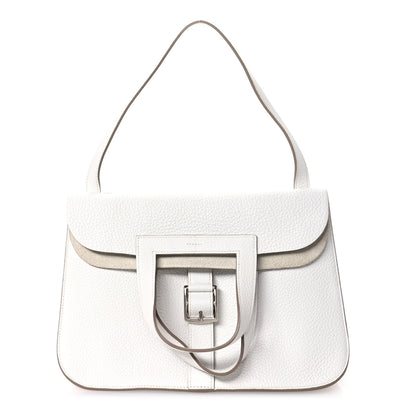 Hermes Taurillon Clemence Halzan 31 GM Craie 1 of 10